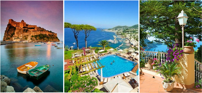 Ostrov Ischia, dovolenka v taliansku