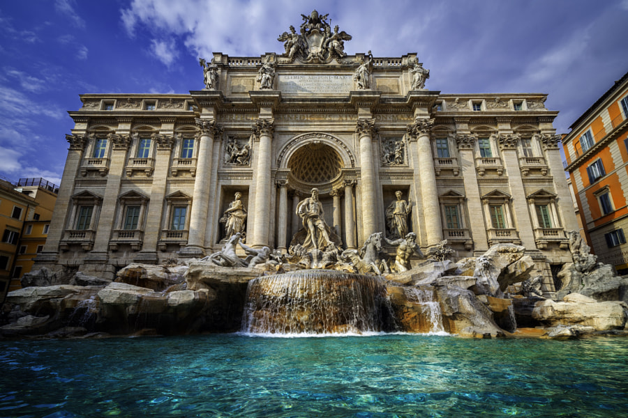 rim pamiatky fontana di trevi