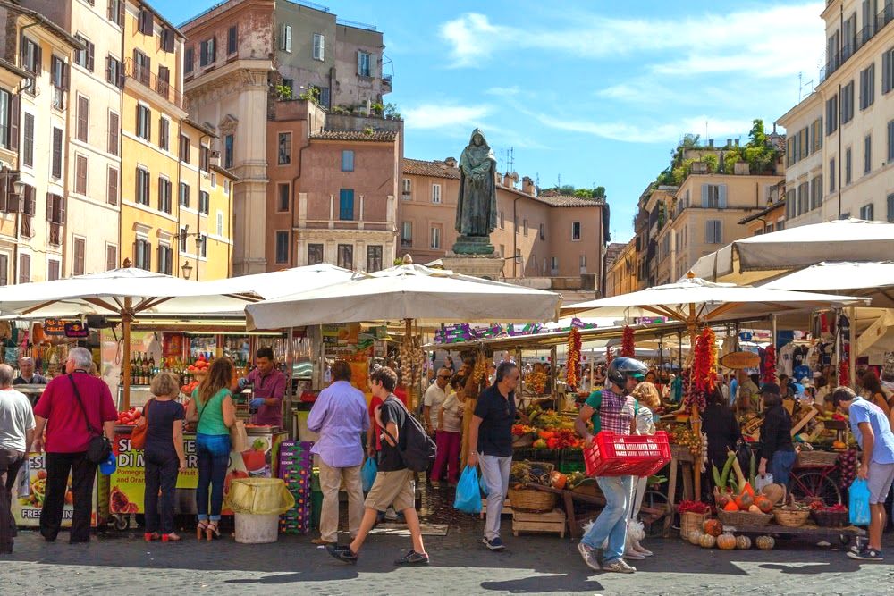 rím pamiatky campo dei fiori