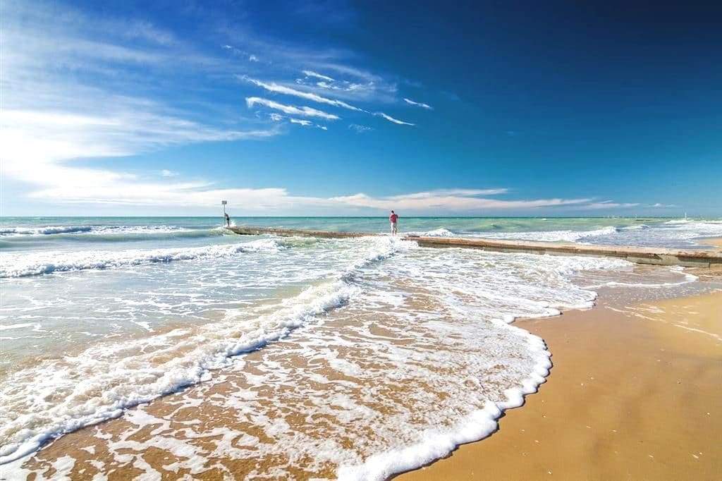 dovolenka lido di jesolo pláž