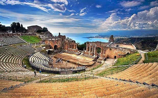 divadlo Taormina, Sicília dovolenka na Sicílii