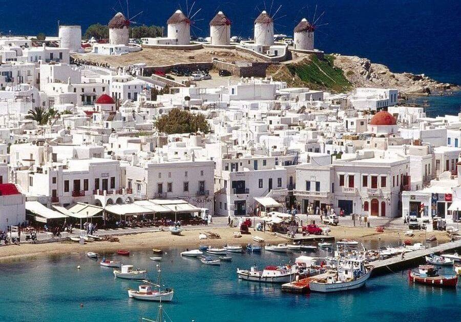 kam do grécka ostrov Mykonos