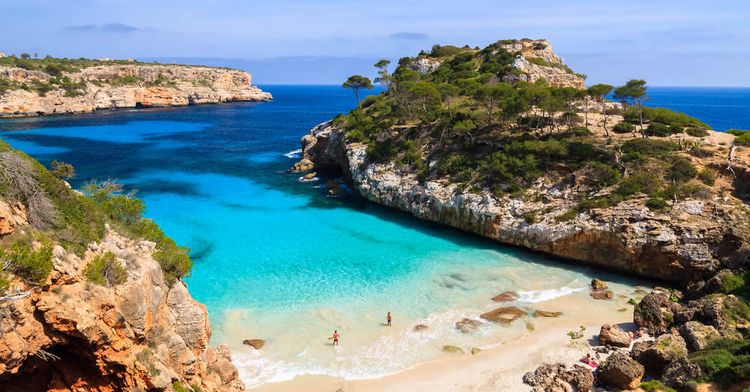 calo des moro dovolenka mallorca najkrajšie pláže