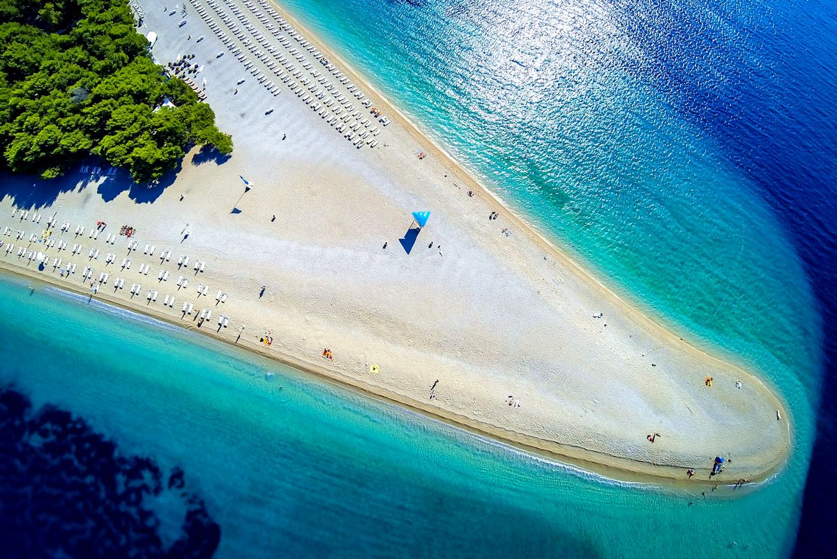 najkrajšie pláže v Európe, Chorvátsko pláž
