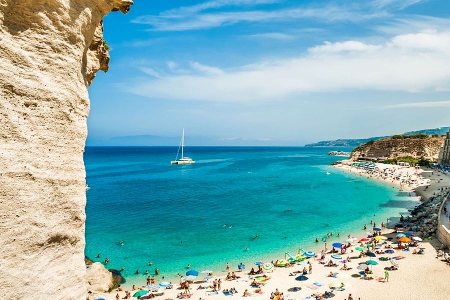 pláž Tropea, Taliansko, najkrajšie pláže v Európe