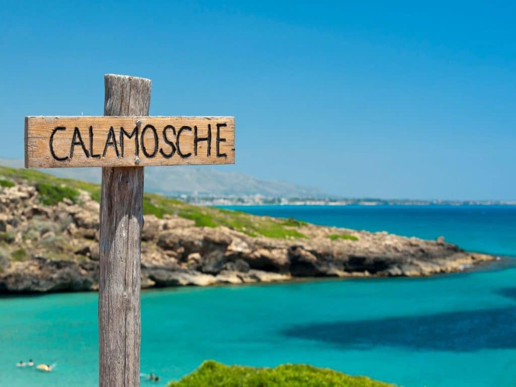 sicília najkrajšie pláže pláž calamosche