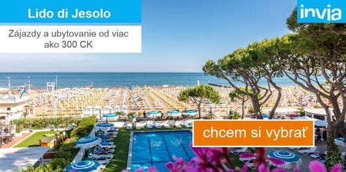 lido di jesolo zájazd a ubytovanie