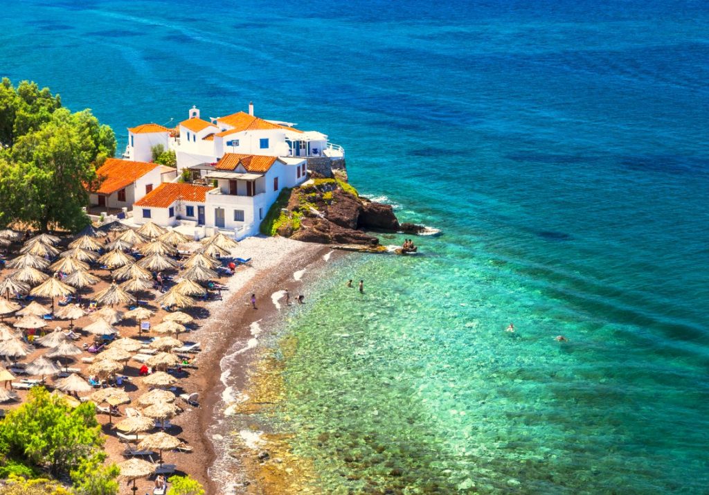 najkrajšie pláže v grécku