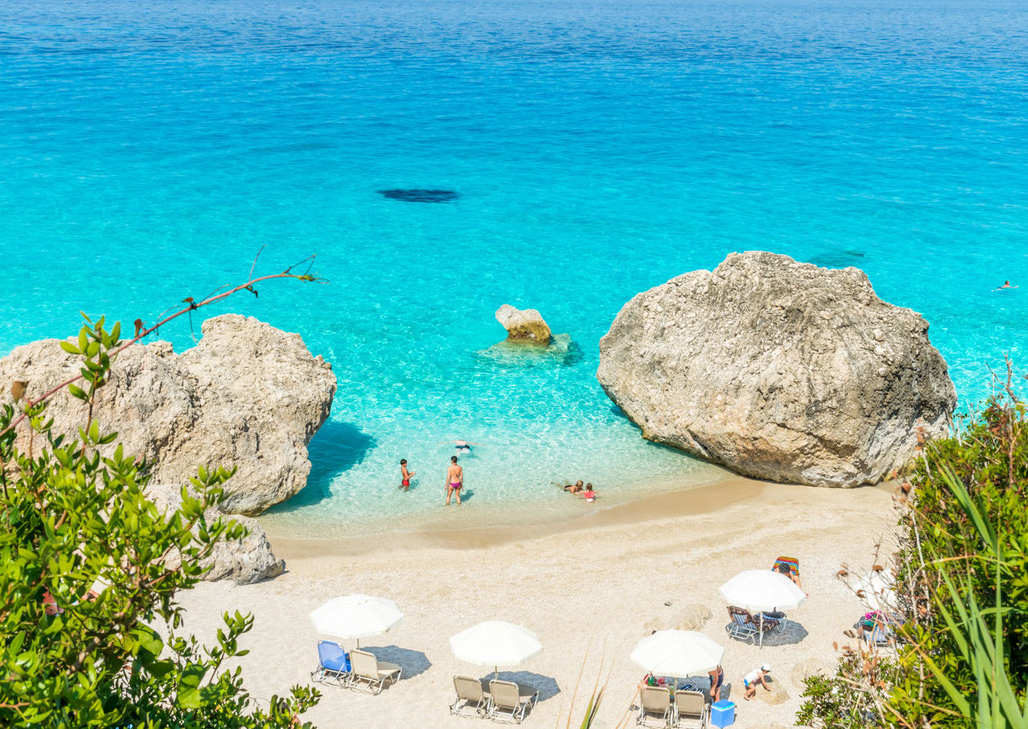 najkrajšie pláže v grécku