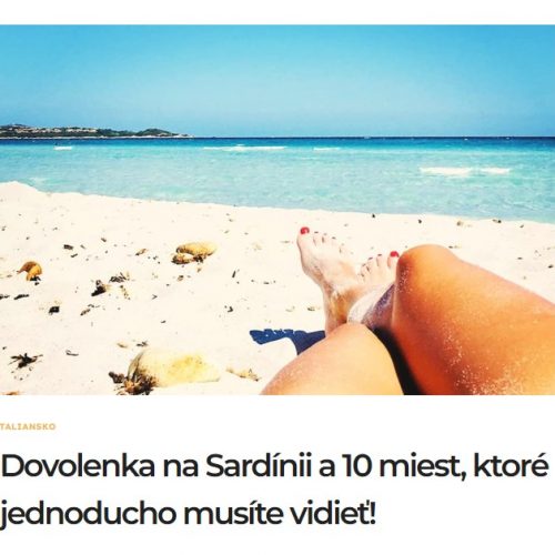 Sardínia najkrajšie pláže a letenky tipy